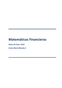 2010 - Curso Matemáticas Financieras