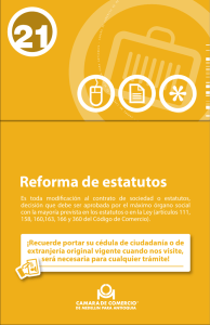 Reforma de estatutos - Cámara de Comercio de Medellín