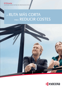 LA RUTA MÁS CORTA PARA REDUCIR COSTES