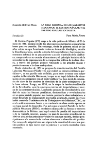 el Partido Popular y el Partido Popular Socialista - E-journal