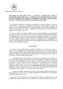 DAC-01/10 - Audiencia de Cuentas de Canarias
