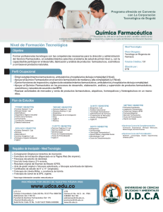 quimica farmaceutica - Universidad de Ciencias Aplicadas y