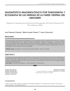 Diagnóstico Imagenológico Por Tomografía Y Ecografía De