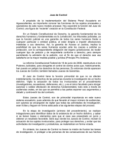 Juez de Control - Gobierno del Estado de Aguascalientes