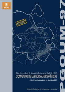 Plan General de Ordenación Urbana de Madrid (P.G.O.U.M.).