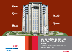 Guía de instalación comercial de DuPont™ Tyvek® Weather