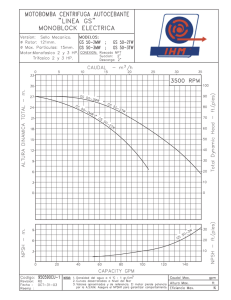 MOTOBOMBA CENTRIFUGA AUTOCEBANTE ”L|i\liïA GS” MONOB