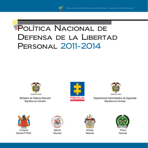 Política Nacional de Defensa de la Libertad Personal 2011-2014