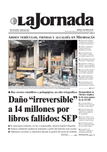 Daño “irreversible” a 14 millones por libros fallidos: SEP