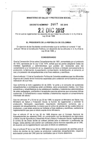 Decreto 2467 de 2015 - Presidencia de la República de Colombia