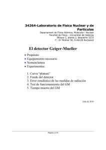 El detector Geiger-Mueller