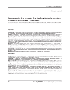 Caracterización de la secreción de prolactina y tirotropina en