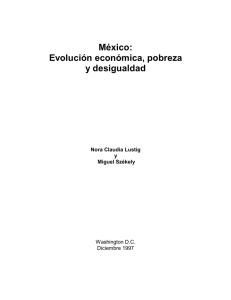México: Evolución económica, pobreza y desigualdad