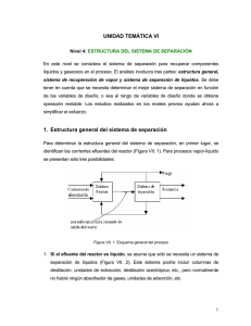 UNIDAD TEMÁTICA VI 1. Estructura general del sistema de