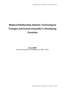Bilateral Relationship between Technological Changes and Income