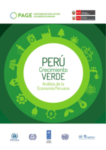Análisis de la Economía Peruana. - Partnership for Action on Green