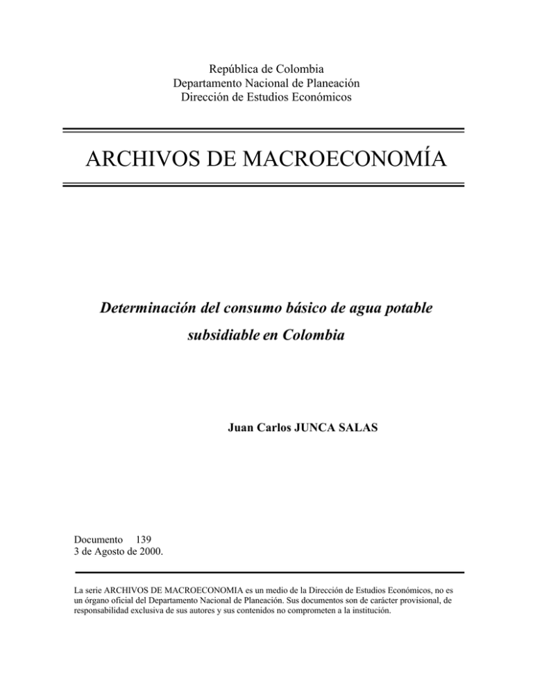 Archivos De Macroeconomía - DNP Departamento Nacional De