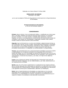 Resolución 160-05326 de 2008 - Superintendencia de Sociedades