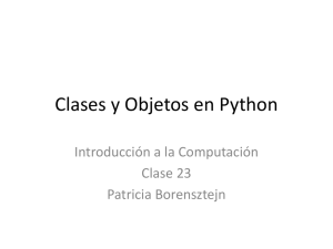 Clases y Objetos en Python. Clase 23