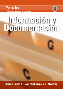 Información y Documentación - Universidad Complutense de Madrid