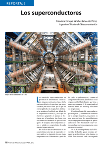 Los superconductores - Colegio Oficial de Ingenieros Técnicos de
