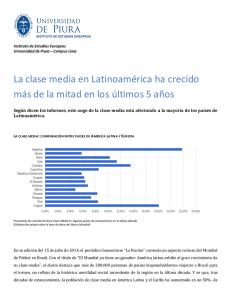 La clase media en Latinoamérica ha crecido más de la mitad en los
