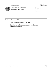 Derecho del ni&ntilde;o a no ser objeto de ninguna forma de