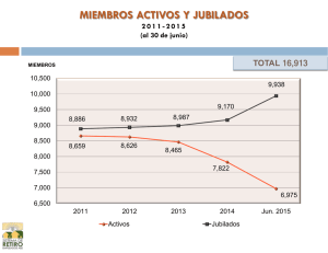 MIEMBROS ACTIVOS Y JUBILADOS