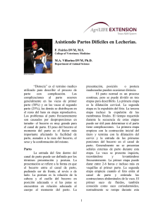 Asistiendo partos dificiles - Extension Veterinary Medicine