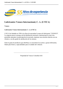 Lubricantes Venoco Internacional, C. A. (LVICA) - 11-25-2013