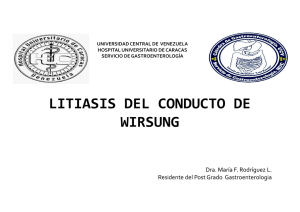 Litiasis del Conducto de Wirsung - Actiweb crear paginas web gratis