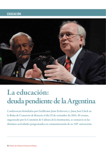 La educación: deuda pendiente de la Argentina