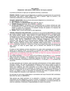 REGLAMENTO PROMOCIÓN “AÑO NUEVO, CARRO NUEVO Y DE