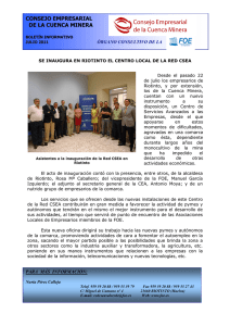 Boletín Informativo Cuenca Minera Julio-Agosto 2011
