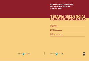 Estrategia de conversión de la vía intravenosa a la vía oral