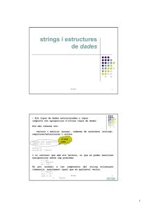strings i estructures de dades