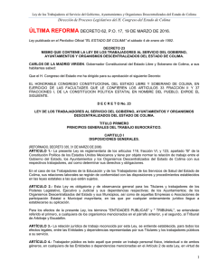 Ley de los Trabajadores al Servicio del Gobierno, Ayuntamientos y