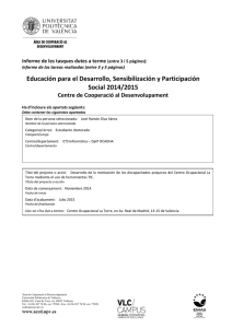 Informe final - UPV Universitat Politècnica de València