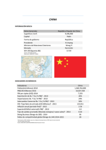 Datos Generales República Popular de China Superficie ( km²