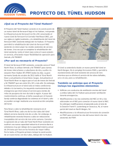 proyecto del túnel hudson - the Hudson Tunnel Project website