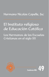 El Instituto religioso de Educación Católica