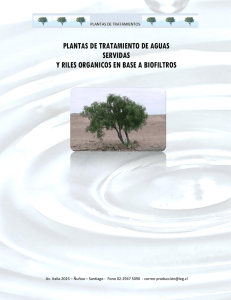 PLANTAS DE TRATAMIENTO DE AGUAS SERVIDAS Y RILES