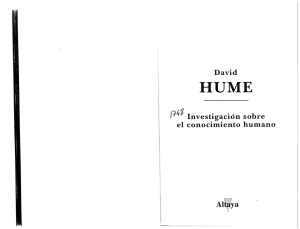 Hume 1748 Investigacion sobre el conocimiento