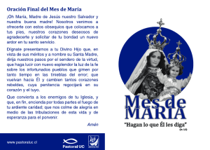 Mes de María 2013