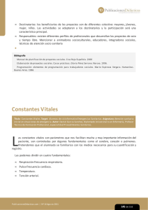 Constantes Vitales - PublicacionesDidácticas