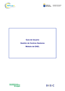FOR030-GUS-EAEL Gestión de Centros Gestores v1.0