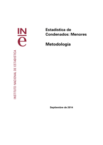 Metodología - Instituto Nacional de Estadistica.