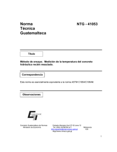 Norma NTG 41053 Método de ensayo. Medición de la