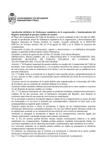 Ordenanza Parejas Estables - Ayuntamiento de Ezcabarte
