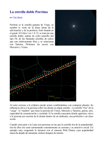 La estrella doble Porrima